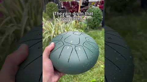 I have the best 😌🎶 #garden #instrument #rain #drum #home