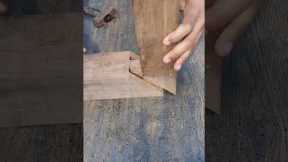 Amazing Japanese Corner Joint Without Nails or Glue #carpentry