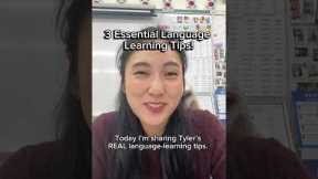 3 Essential Language Learning Tips! #learnkorean #koreanlanguage #koreanforbeginners #studykorean