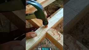 Secret Trick to Join Wood Without Using Too Many Nails! #carpentry #mechanic #shorts