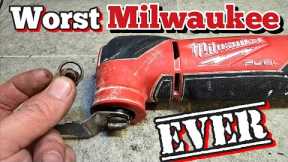 Stop buying Milwaukee tools, This is a joke of a yoke. M18 FMT Multi Tool designed to fail.