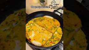 Breakfast Egg Sandwich Hack | One Pan Egg Toast | Healthy Egg sandwich #shorts