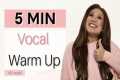 5 MIN EASY VOCAL WARM UP for singers