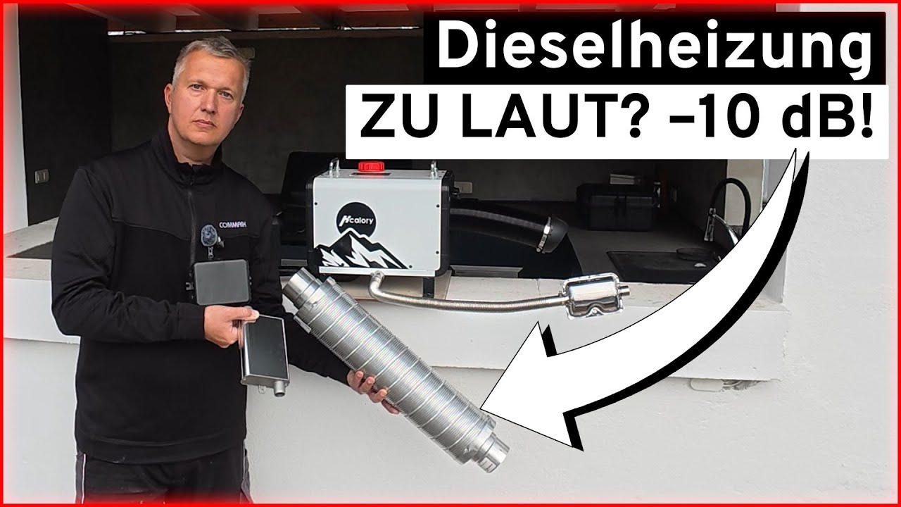 Dieselstandheizung leiser machen – Schalldämmung im Mess Test