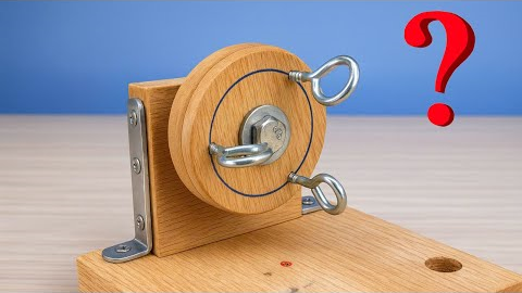 Even the oldest carpenter had never known this method: combining wood with a drill.