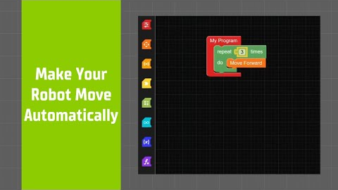 Make Your Robot Move Automatically | Easy Block Coding Tutorial for Beginners