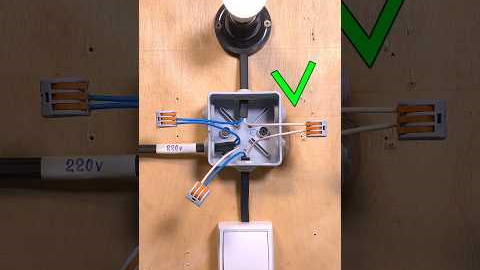 An old electrician showed you how to connect the wires correctly! #elektrik