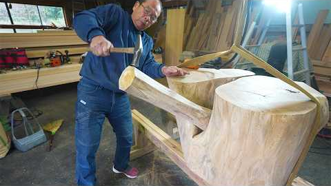 Building an Outrageous Giant Glass Table Fueled by Soul | Carpenter’s DIY