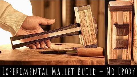 Experimental Mallet Build – No Epoxy… and It Actually Works? Hand Tool Woodworking Project.