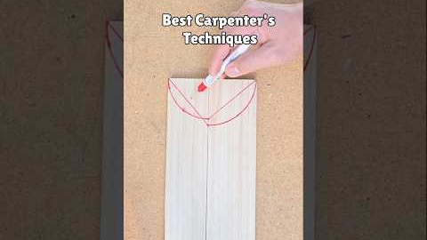 GENIUS Carpenter’s Trick for PERFECT JOINT Layout! 😳📐 #shorts #tricks #how