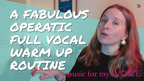 A lovely vocal warm up routine for all based around classical opera technique | MusicForMy... VOICE