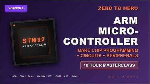Learn STM32 Microcontroller Programming - Full Course for EE/CS Students and Beginners Version 2