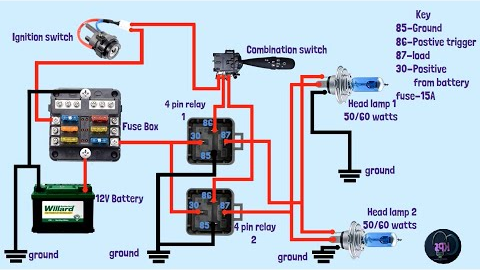 Understand Your Headlight Relay Wiring FAST! Full Connection & Diagram Guide