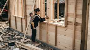 The strong young mother spent 365 days building a dream home for her child | By @LyTieuUyen-2002