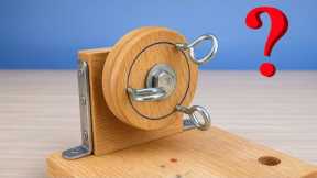 Even the oldest carpenter had never known this method: combining wood with a drill.