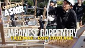 Uncut Tatemae - Raw Build Sounds from a Japanese Jobsite - Part 1 - Carpentry ASMR