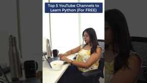 🎯Top 5 YouTube Channels for Python Programming | Python for Beginners✅ #shorts #sunstone #python