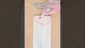 GENIUS Carpenter’s Trick for PERFECT JOINT Layout! 😳📐 #shorts #tricks #how