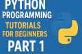 Python programming tutorials for