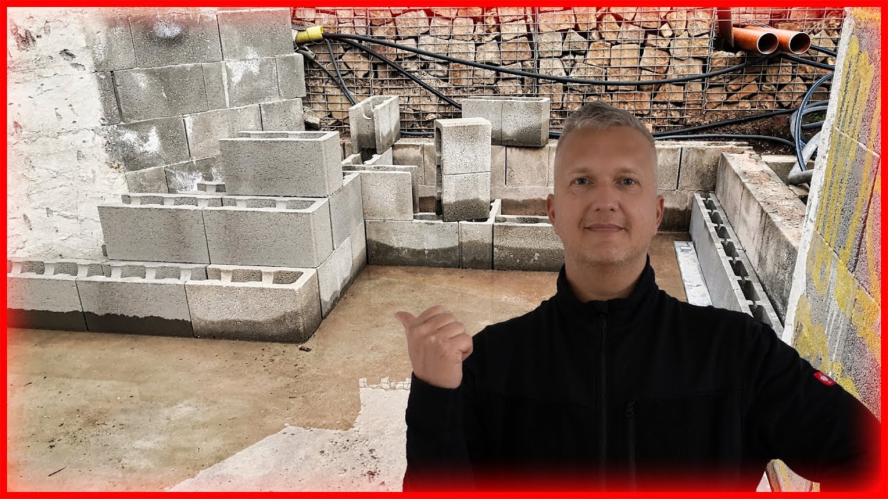 DIY Pool Construction: Laying the First Concrete Blocks