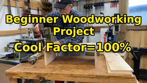 Really Cool Beginner Woodworking Project|Easy Beginner Woodworking