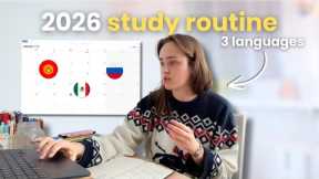 How Much I Realistically Study in a Week - 3 Languages at Once