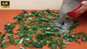 Pour Cement into Glass Bottle And Magic Happens 😱 Every house needs this and no one does it