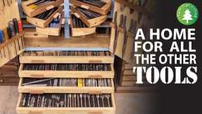 A Home For All The Other Tools. Workshop Storage made from Pallets and Scrap.