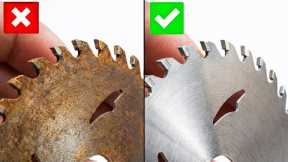 No Need To Buy New Saw Blades Anymore! Easy Way To Sharpen A Saw Blade in Just 2 Minutes