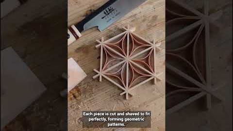 1400-Year-Old Japanese Wood Art – No Glue, No Nails! #kumiko