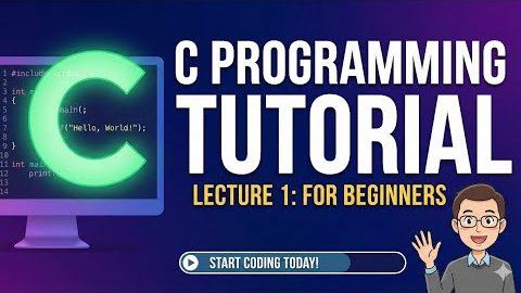 ​C Programming Tutorial for Beginners | Lecture 1: Basics & Introduction (2026)