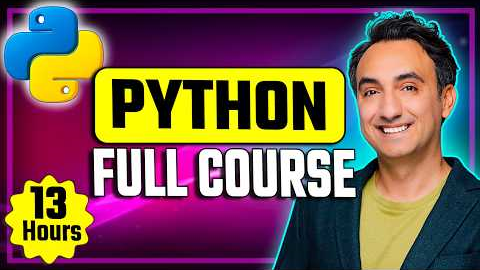 Python Full Course for Beginners (13 Hours) – From Zero to Hero
