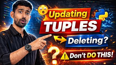 Python tutorial for beginners | Stop Making This Tuple Mistake! ⚠️ #PythonProgramming