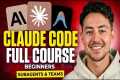 Claude Code Full Beginner Course: