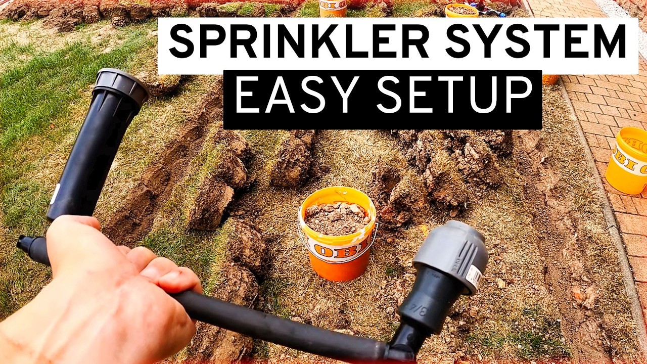 How to Install a DIY Lawn Irrigation System: Trenching & Pipes