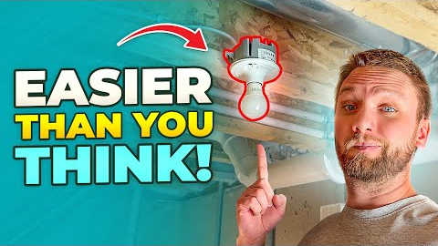 How To Install a Light and Wire a Light Switch in Under 10 Minutes!
