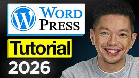 WordPress Tutorial for Beginners 2026 - WordPress Full Course