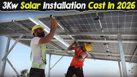 3Kw On-Grid Solar Complete Step-By-Step Installation for Home | Solar Panel Installation for Home