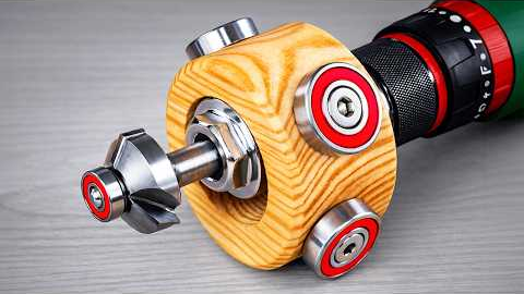 A 65-Year-Old Carpenter Turned a Simple Router Bit Into a Genius Woodworking Tool!