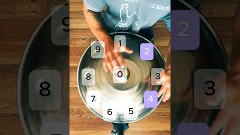 Learn this handpan with this easy method #handpan