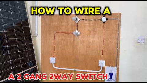 How To Wire A 2Gang 2Way Switch | Top Heights Electricians