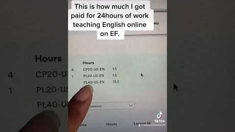 How much I got paid for one week of Teaching English online