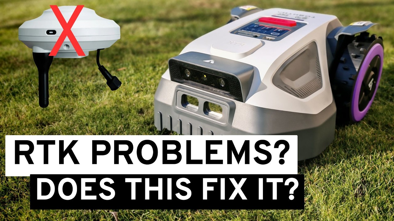 No Perimeter Wire! Anthbot M9 RTK: Centimeter Precision with 4G & Dual-RTK Support