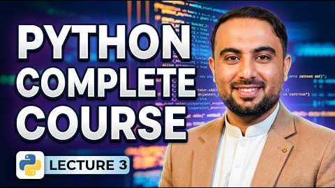 First Program in Python | Python for Beginners | Python Complete Course Lecture 3