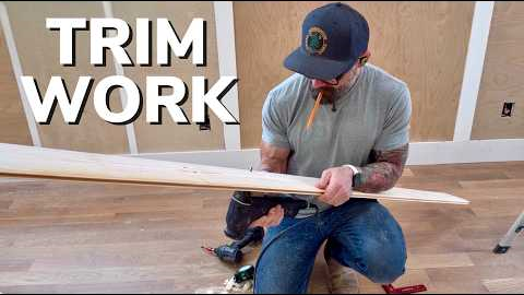 Trim Work || Finishing the Woodshop