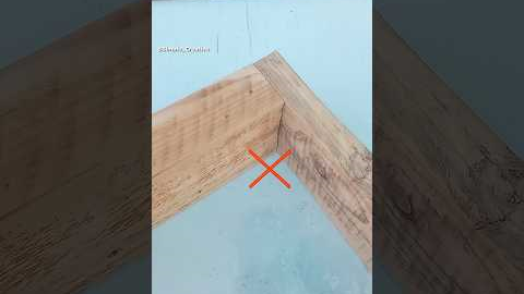 Woodworking tips and tricks! How to make a reliable corner joint for boards of different sizes