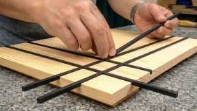 When Wood Becomes Art – A Stunning Interlocking Wood Design