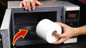 Not everyone knows this secret! Put the toilet paper into the Microwave and make million-dollar😱