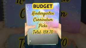 Teacher’s Affordable Kindergarten Curriculum Picks on a Budget