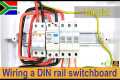 How to wire a single phase DIN rail